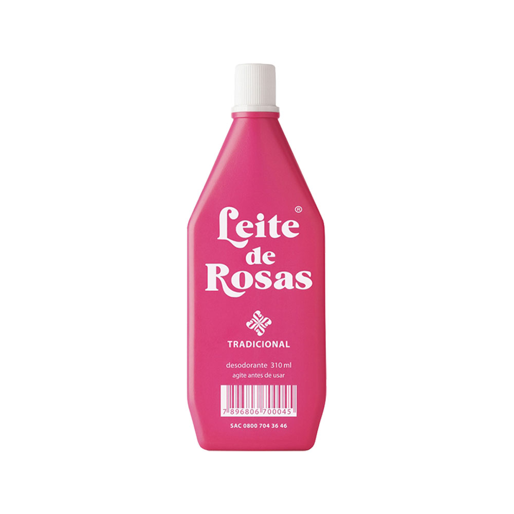 leite de rosas 310ml tradicinal 