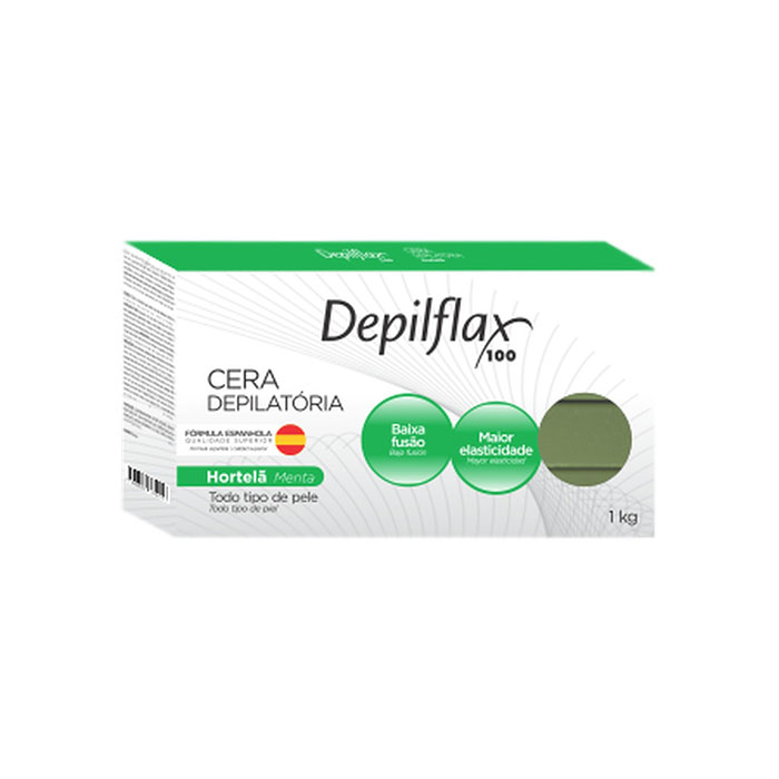 cera depilflax quent 1kg hortela un