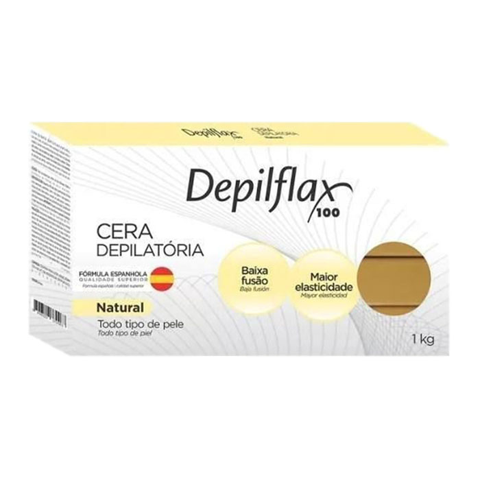 cera depilflax quent 1kg natural un