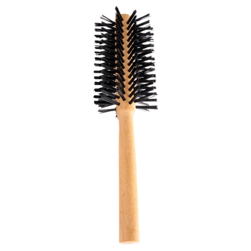 escova de cabelo escobel basic madeira redonda ref755