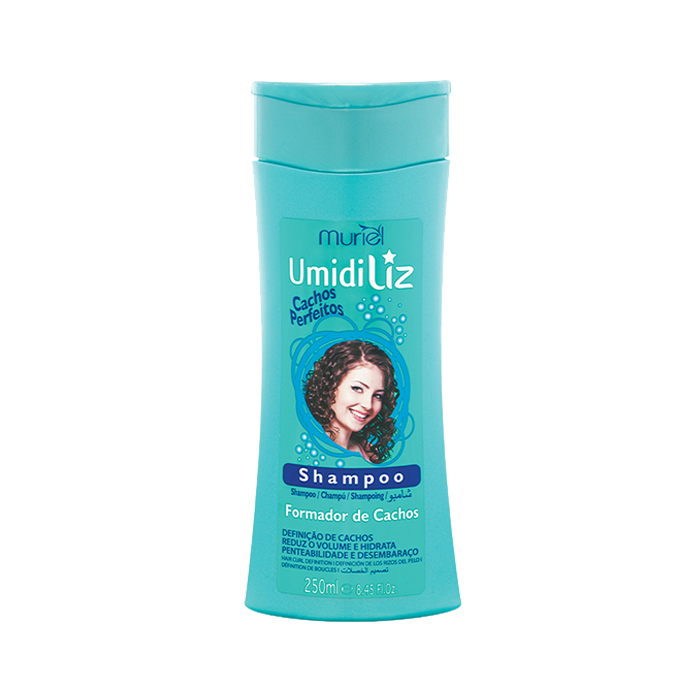 shampoo formador de cachos umidiliz muriel 250ml