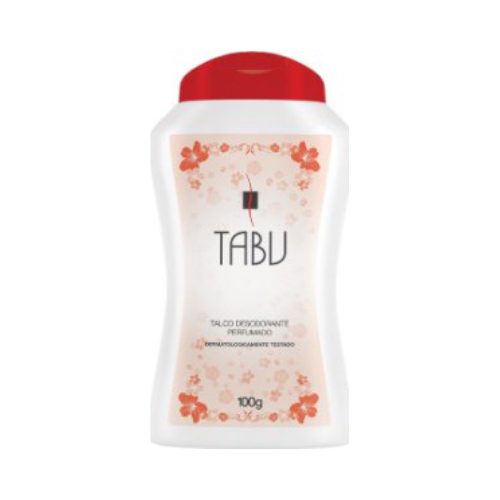 talco desodorante tabu tradicional 100g un