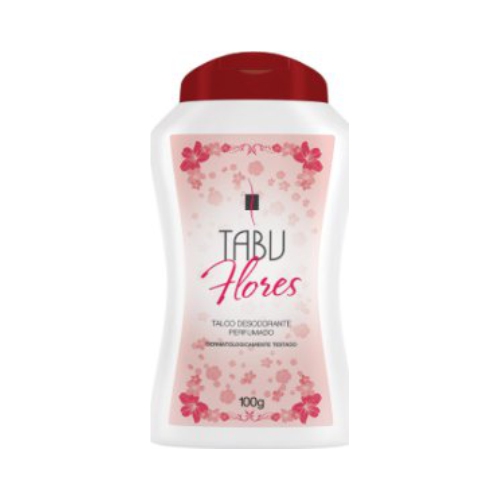 talco desodorante tabu flores 100g