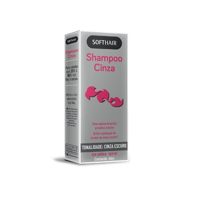 sh softhair cinza escuro 60ml un