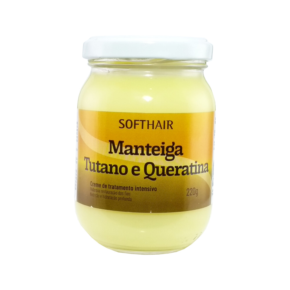 manteiga softhair tutano e queratina 220g un