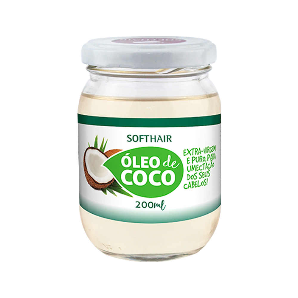 oleo de coco softhair extra virgem 200ml