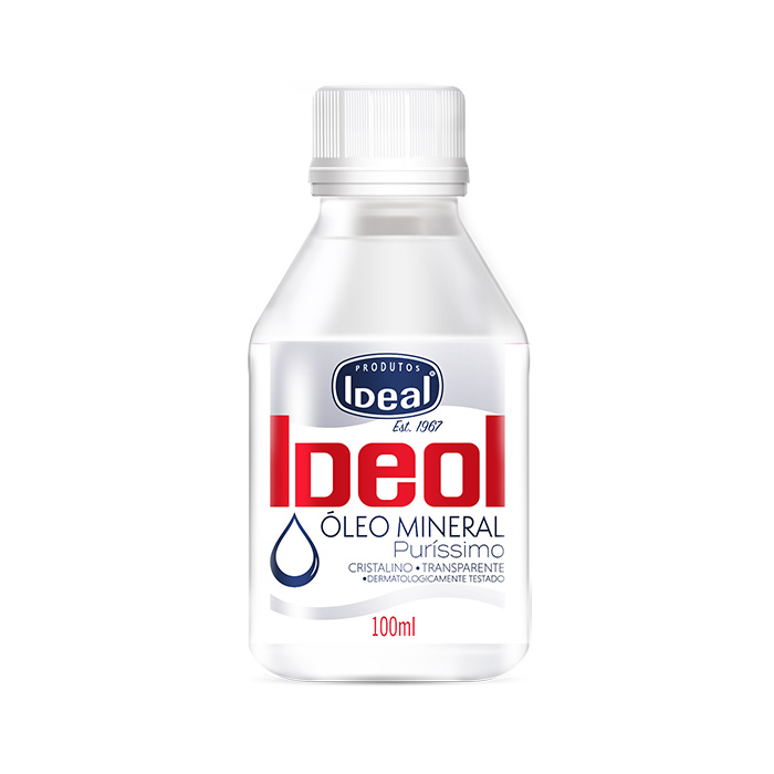 óleo mineral puro ideal corporal ideol 100ml 