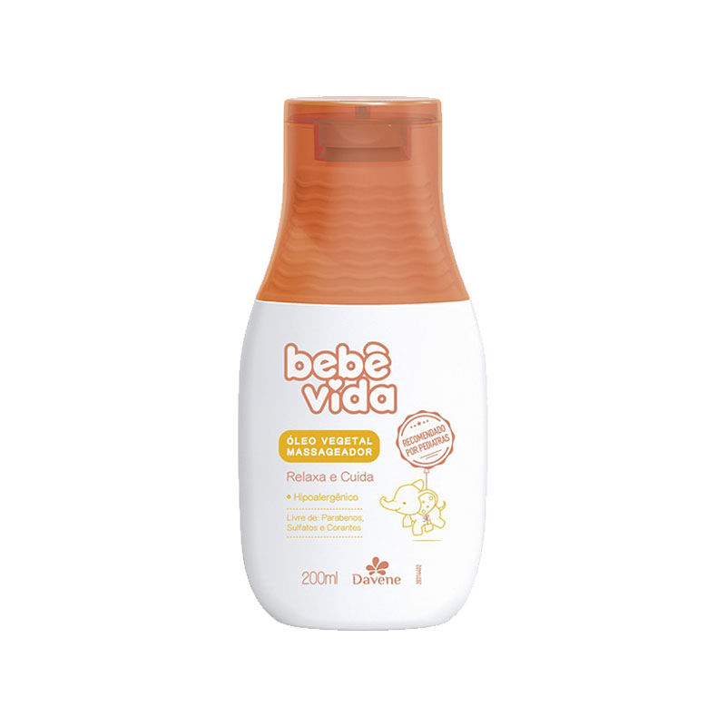 bebe vida davene oleo vegetal massageador 200ml un