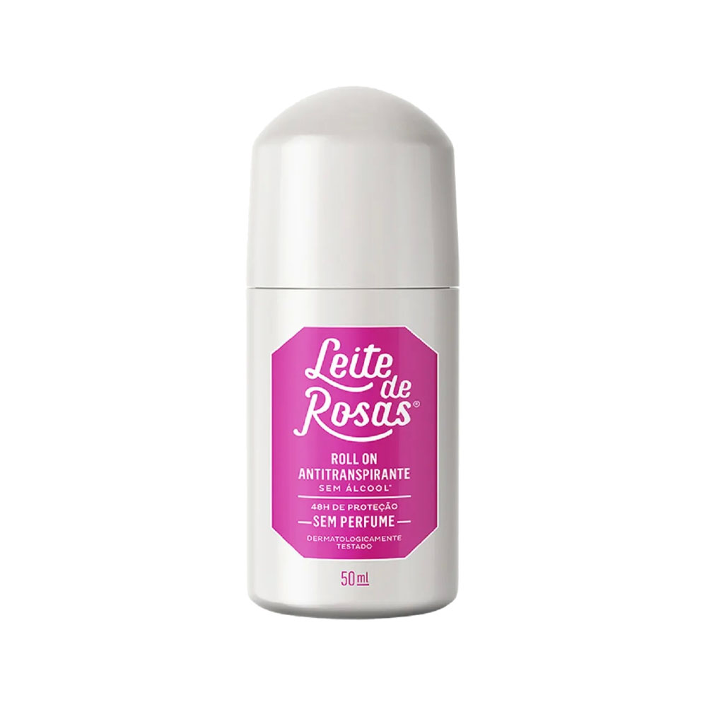 desod leite rosas roll on 48h sem perfume 50ml