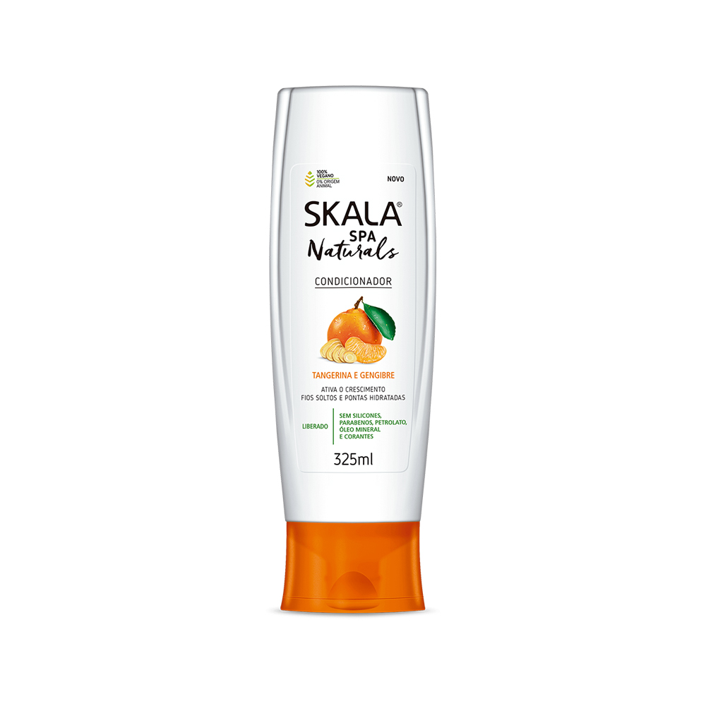 kit shampoo+condicionador skala tangerina e gengibre 