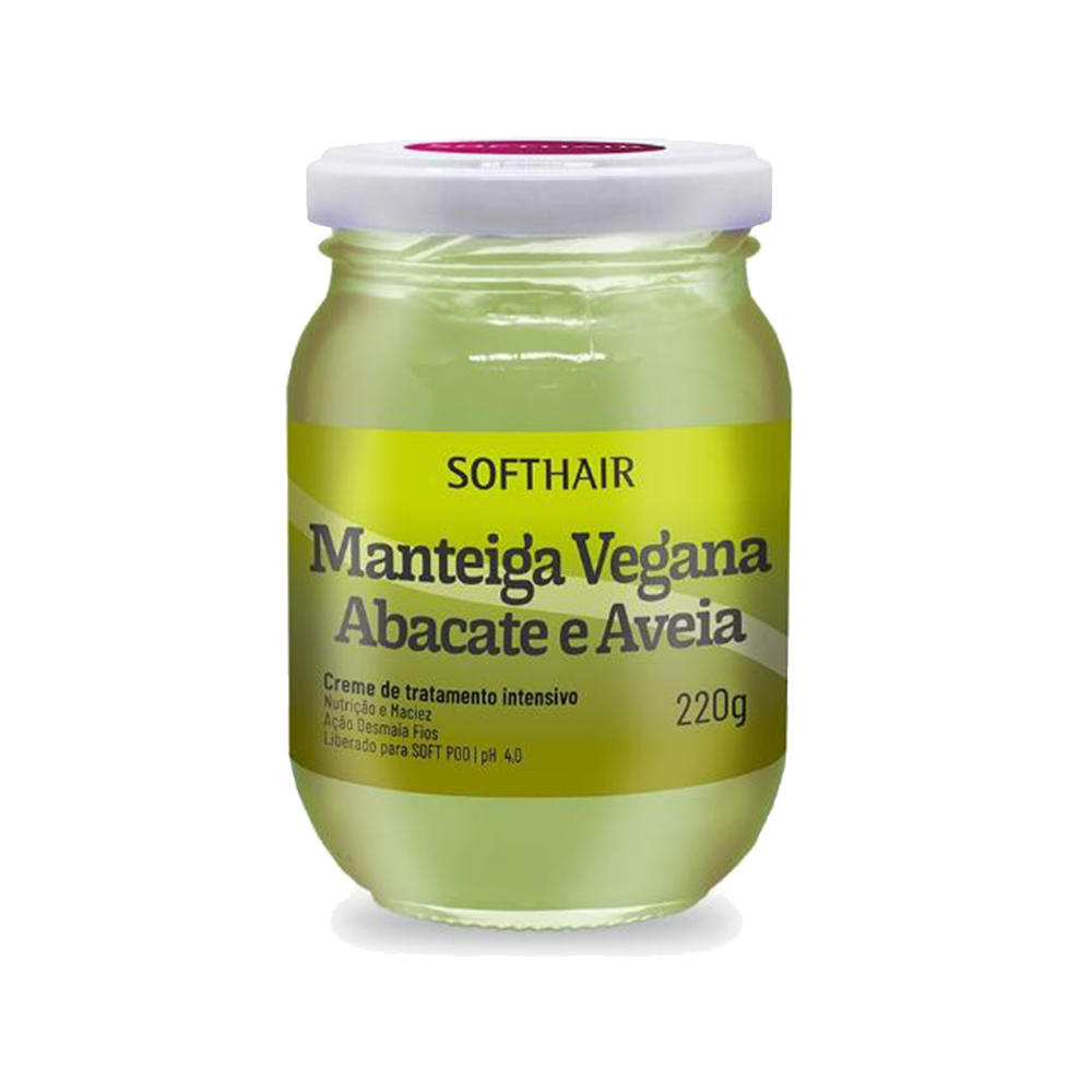 manteiga softhair abacate e aveia 220g un