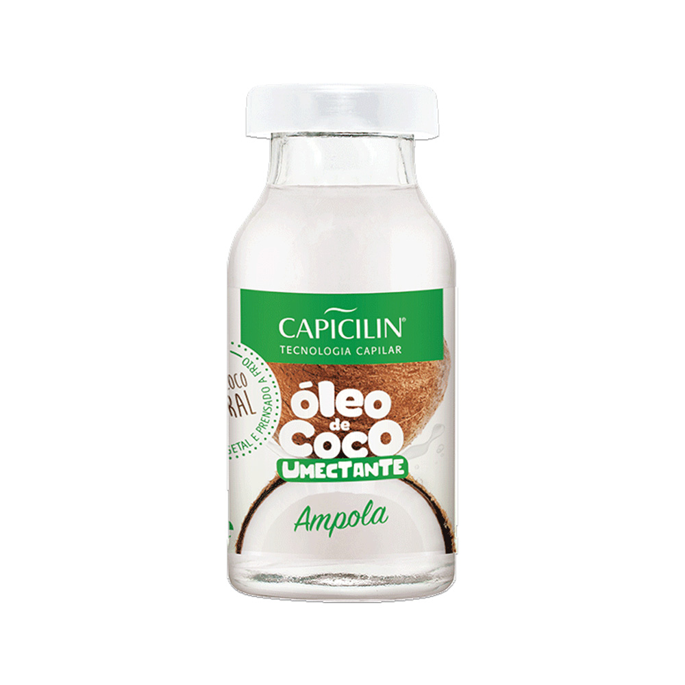 ampola capicilin oleo de coco 13ml un