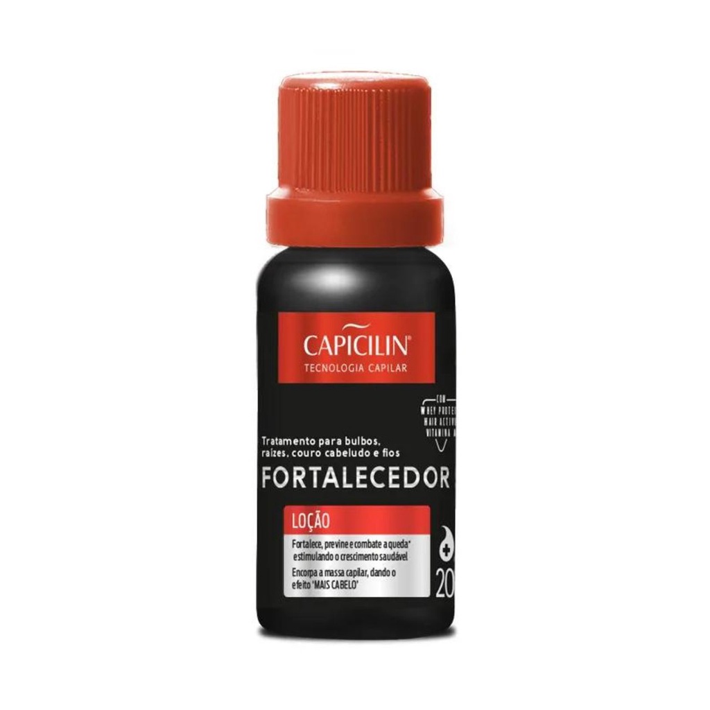 ampola capicilin fortalecedor whey protein 20ml un