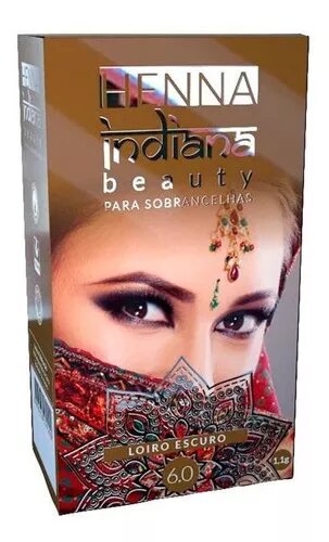 henna sobran. indiana beauty loiro escuro 1.1g un