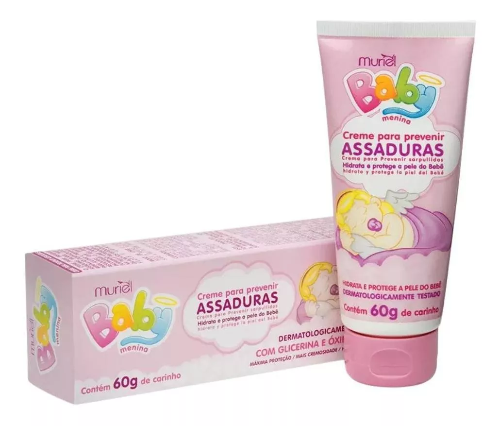 cr muriel baby p,  prev assaduras menina 60g un