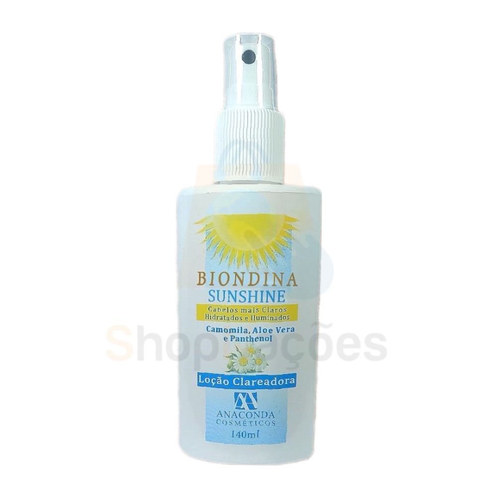 loc. clareadora biondina pump sunshine 140ml un